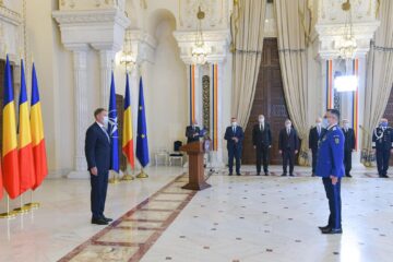 Șeful Jandarmeriei Suceava, avansat general de brigadă de președintele României, Klaus Iohannis