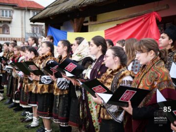 Coruri de copii care au cantat de Ziua Bucovinei si de Ziua Nationala, la Muzeul Arta Lemnului 3