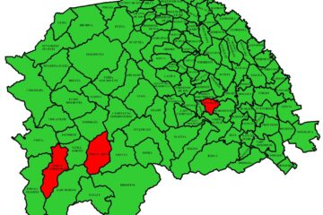 Harta incidenței cazurilor de Covid în județul Suceava