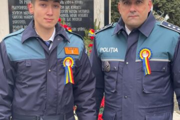 Comisarul-șef proaspat pensionar si fiul său, Alex sursa foto Orion Media