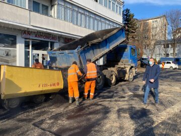 Parcarea de reședință de la Nordic, reabilitată de Primăria Suceava, în prag de iarnă