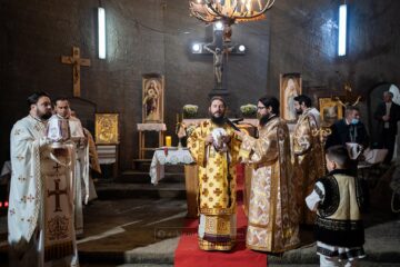 Prima prezență a unui ierarh al bisericii noastre în capela Sfintei Mucenițe Varvara din Salina Cacica