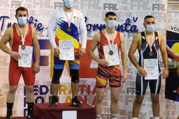 Adrian Agache, campion național la categoria 77 kg la lupte greco-romane