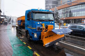 22 de utilaje au acționat pe străzile Sucevei în prima zi de cod galben de ninsoare