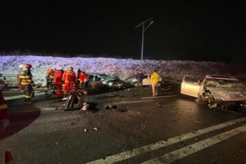 Trei răniți după un accident pe șoseaua de centură a Sucevei