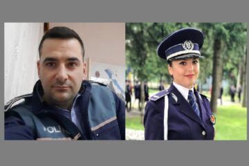 Cei doi polițiști din echipaj