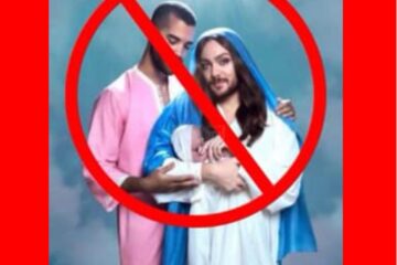 Ambasadorul propus de Parlamentul European pentru drepturile minorităților sexuale, care s-a fotografiat în rolul Maicii Domnului cu Iisus în brațe