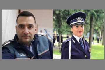 Cei doi polițiști din echipaj