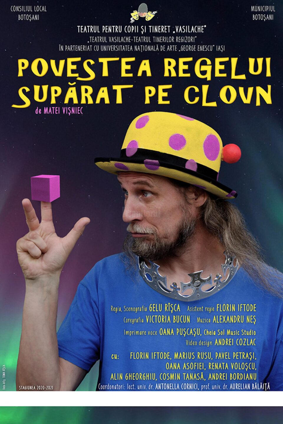 „Povestea regelui supărat pe clovn”, de Matei Vișniec, la Teatrul „Matei Vișniec”