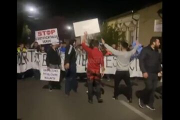 Protestul anti-restricții de la Rădăuți, de la începutul lunii octombrie