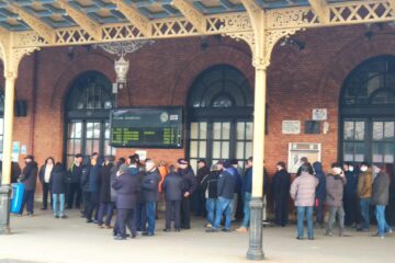 Protestul angajaților CFR