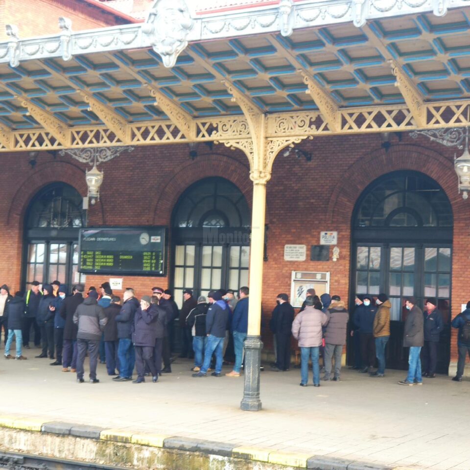Prezență destul de numeroasă la protestul de la Suceava