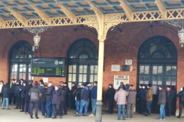 Prezență destul de numeroasă la protestul de la Suceava