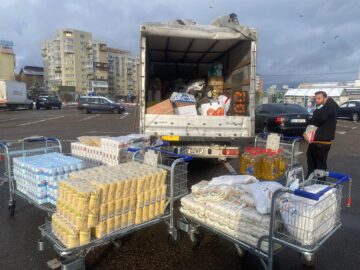 Andrei Bacoș s-a transformat în Moș Crăciun