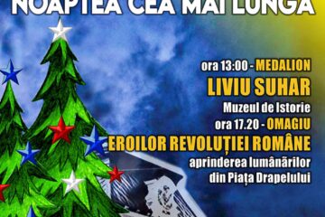 „Medalion Liviu Suhar” și „Omagiu Eroilor Revoluției Române”, acțiuni în Noaptea cea mai lungă
