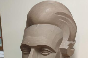 Ciprian Porumbescu, sculptură realizată de Constantin Antonovici