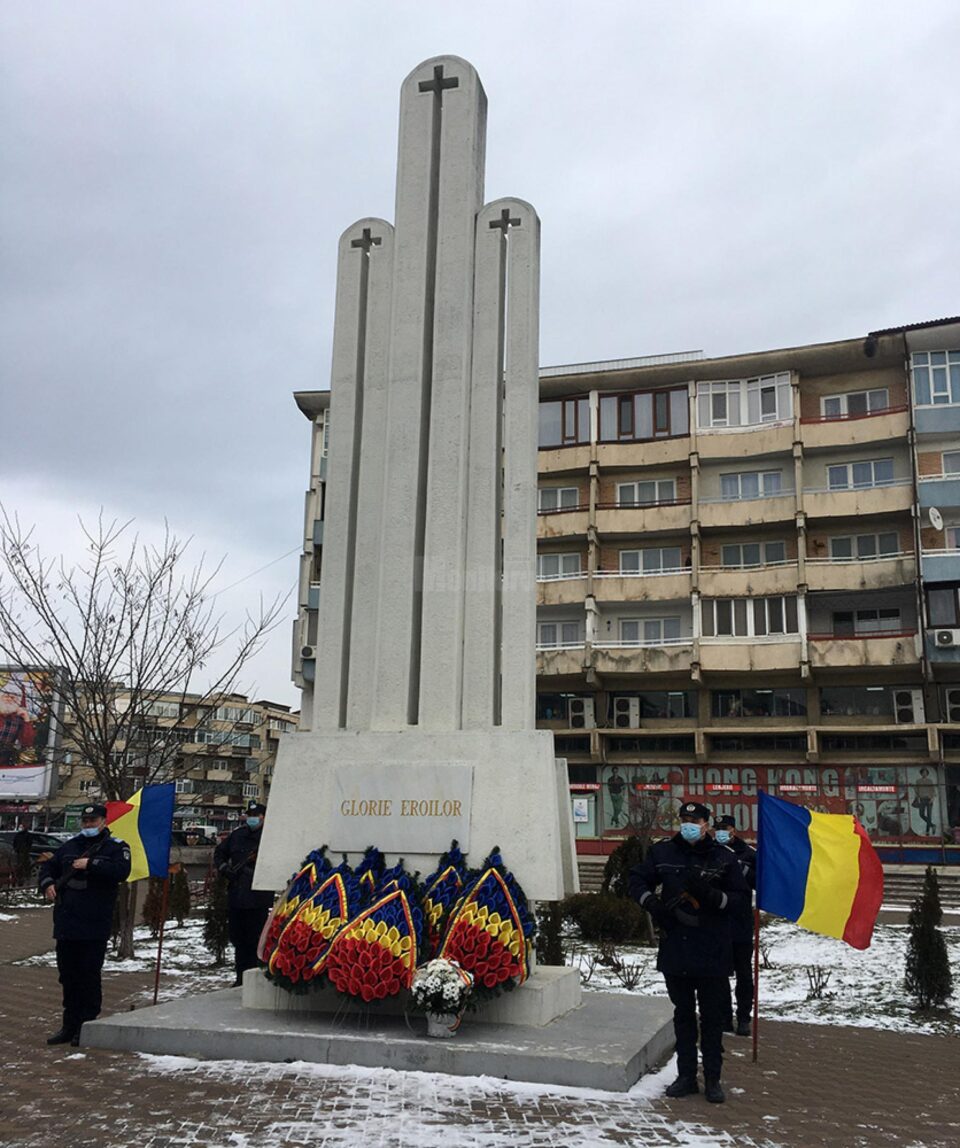 Comemorarea eroilor martiri ai Revoluției din 1989, la Fălticeni