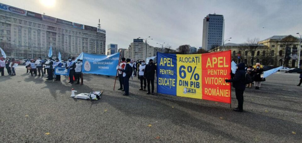 Sindicaliști din învățământ Sursa Edupedu.ro