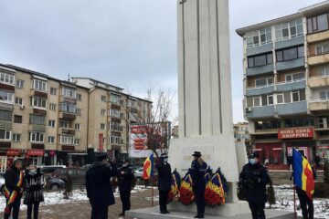 Comemorarea eroilor martiri ai Revoluției din 1989, la Fălticeni