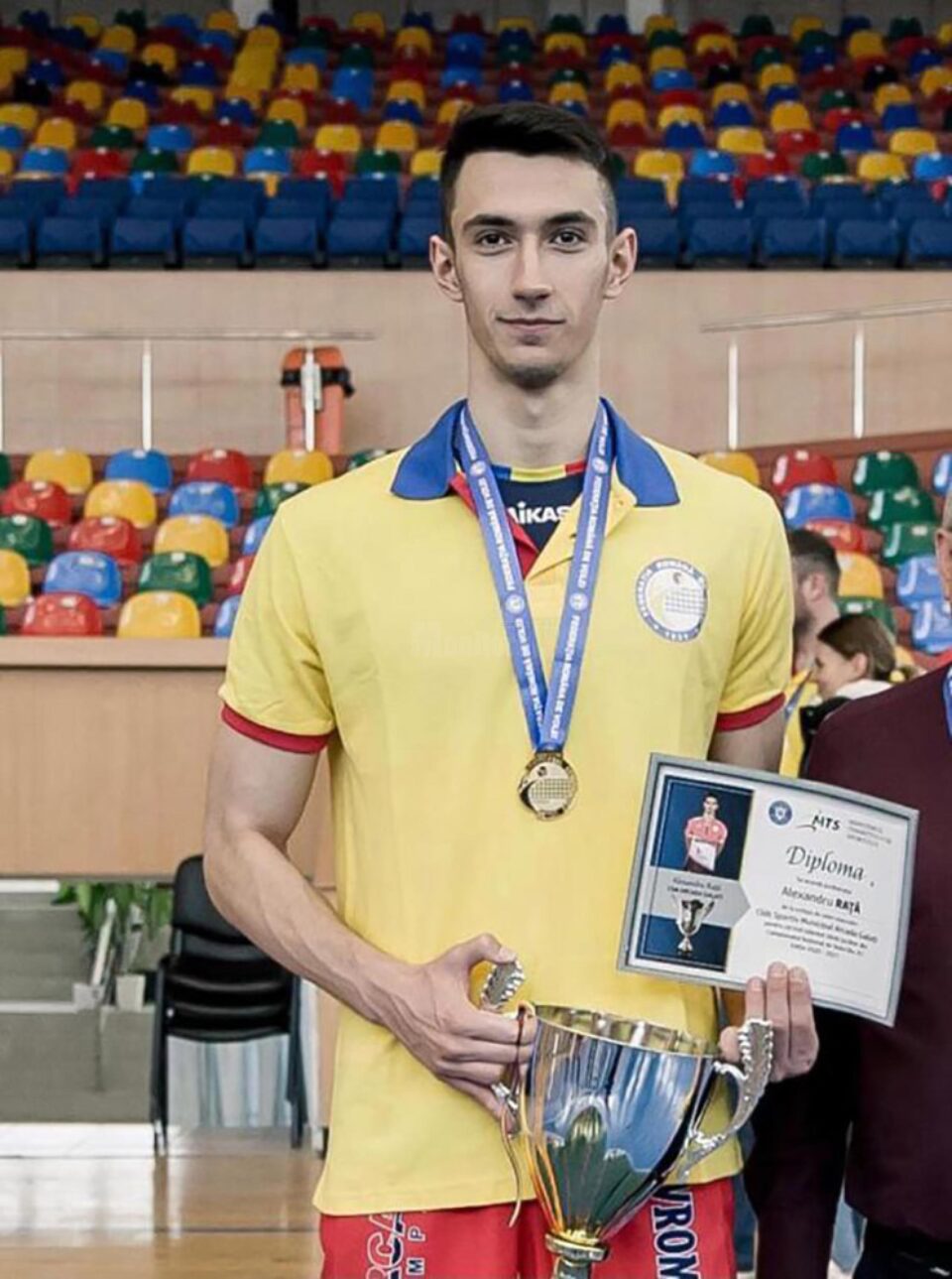 Alexandru Rață e considerat un jucător de mare viitor în voleiul românesc