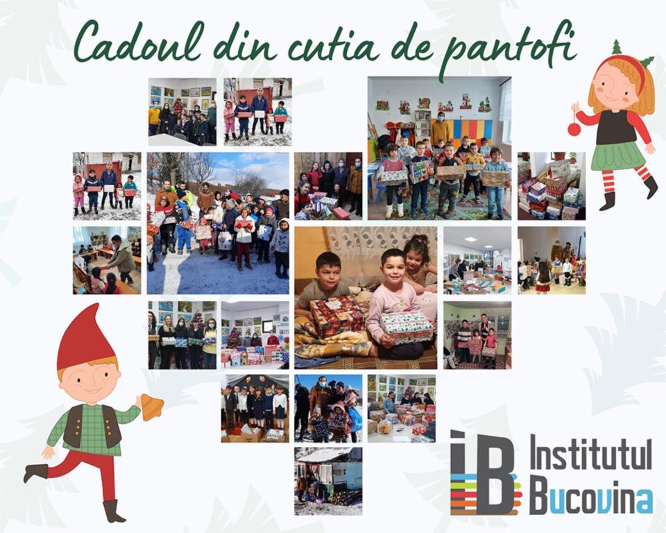 Peste 400 de copii defavorizați au primit cadouri din partea Asociației Institutul Bucovina Peste 400 de copii defavorizați au primit cadouri din partea Asociației Institutul Bucovina