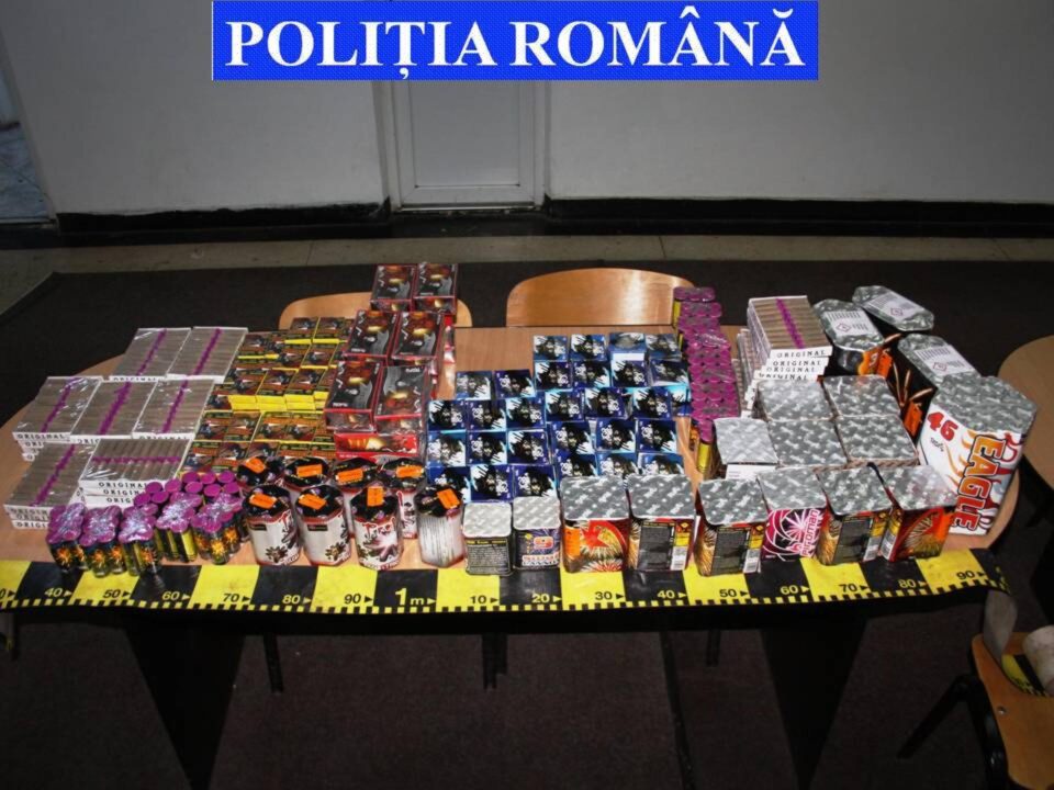 Petarde confiscate