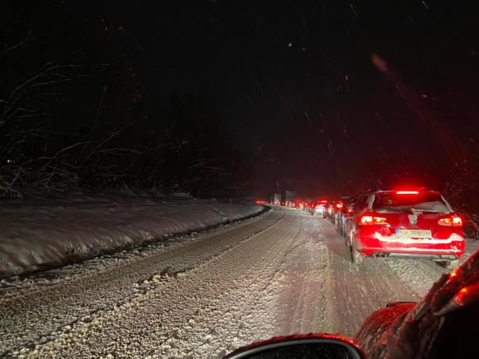 Blocaje în trafic pe drumurile naționale