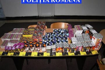 Materiale pirotehnice confiscate