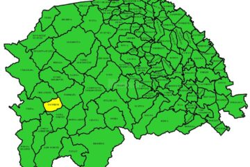 Covid. Comuna Iacobeni, pata de culoare galbenă pe harta verde a județului Suceava