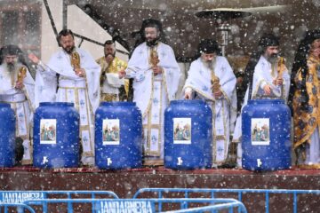Botezul Domnului la Mănăstirea „Sfântul Ioan cel Nou” Suceava