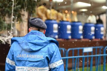 Botezul Domnului la Mănăstirea „Sfântul Ioan cel Nou” Suceava, pe o ninsoare „ca-n povești”