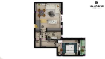 Planurile celor 5 tipuri de apartamente din complexul rezidential Mandachi Twins