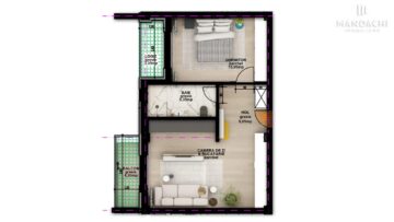 Planurile celor 5 tipuri de apartamente din complexul rezidential Mandachi Twins