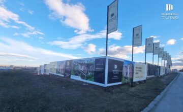 Santierul celui mai nou complex rezidential de apartamente din Suceava - Mandachi Twins