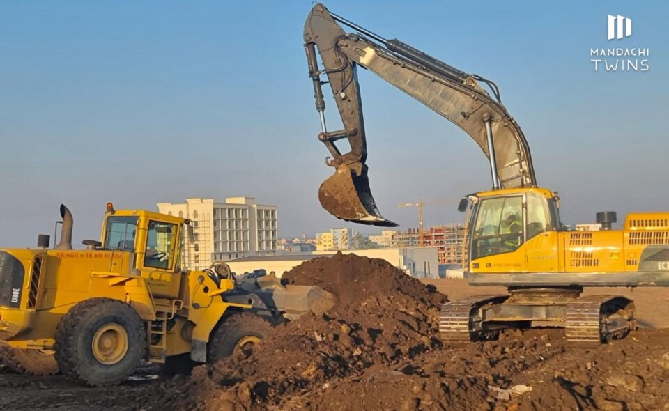 Santierul celui mai nou complex rezidential de apartamente din Suceava - Mandachi Twins