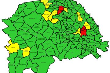 Harta incidenței Covid în județul Suceava