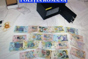 Bani ridicați în urma flagrantului
