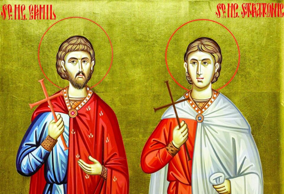 Sf. Mc. Ermil și Stratonic; Sf. Ier. Iacob, Episcop de Nisibe