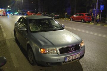 Locul accidentului și mașina implicată