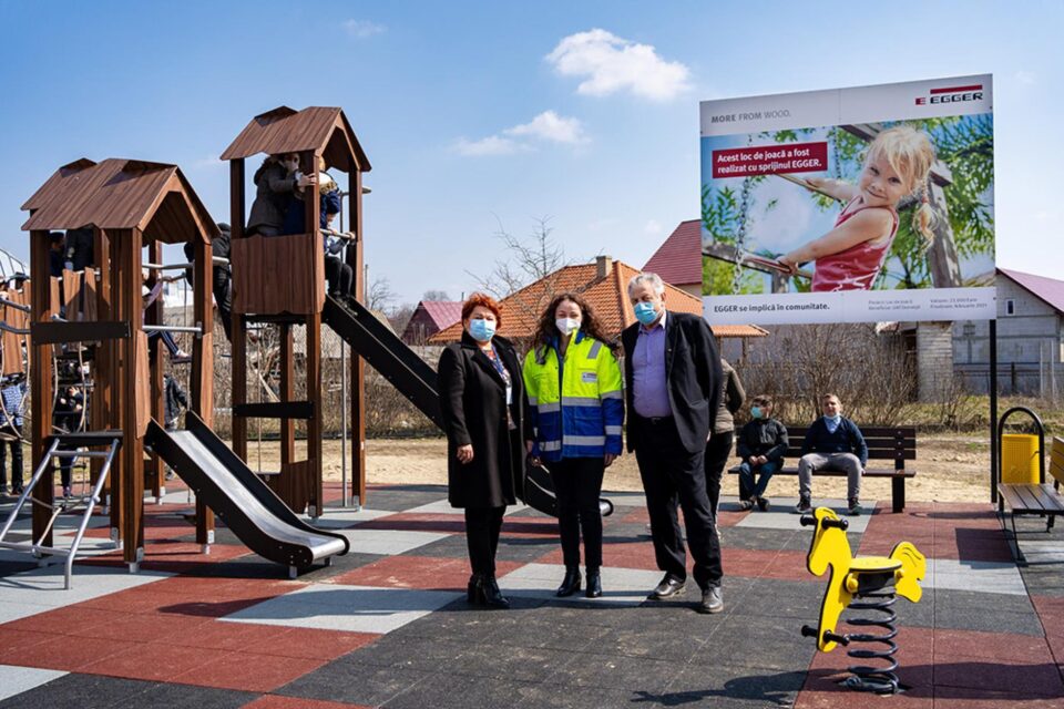Proiecte realizate pentru comunitatea locală, cu sprijinul companiei EGGER