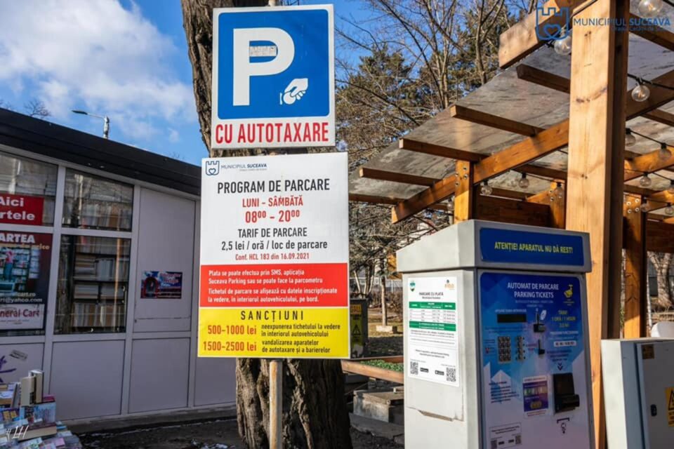 Cea mai solicitată parcare din oraș, în 2021, a fost cea aferentă magazinului Bucovina