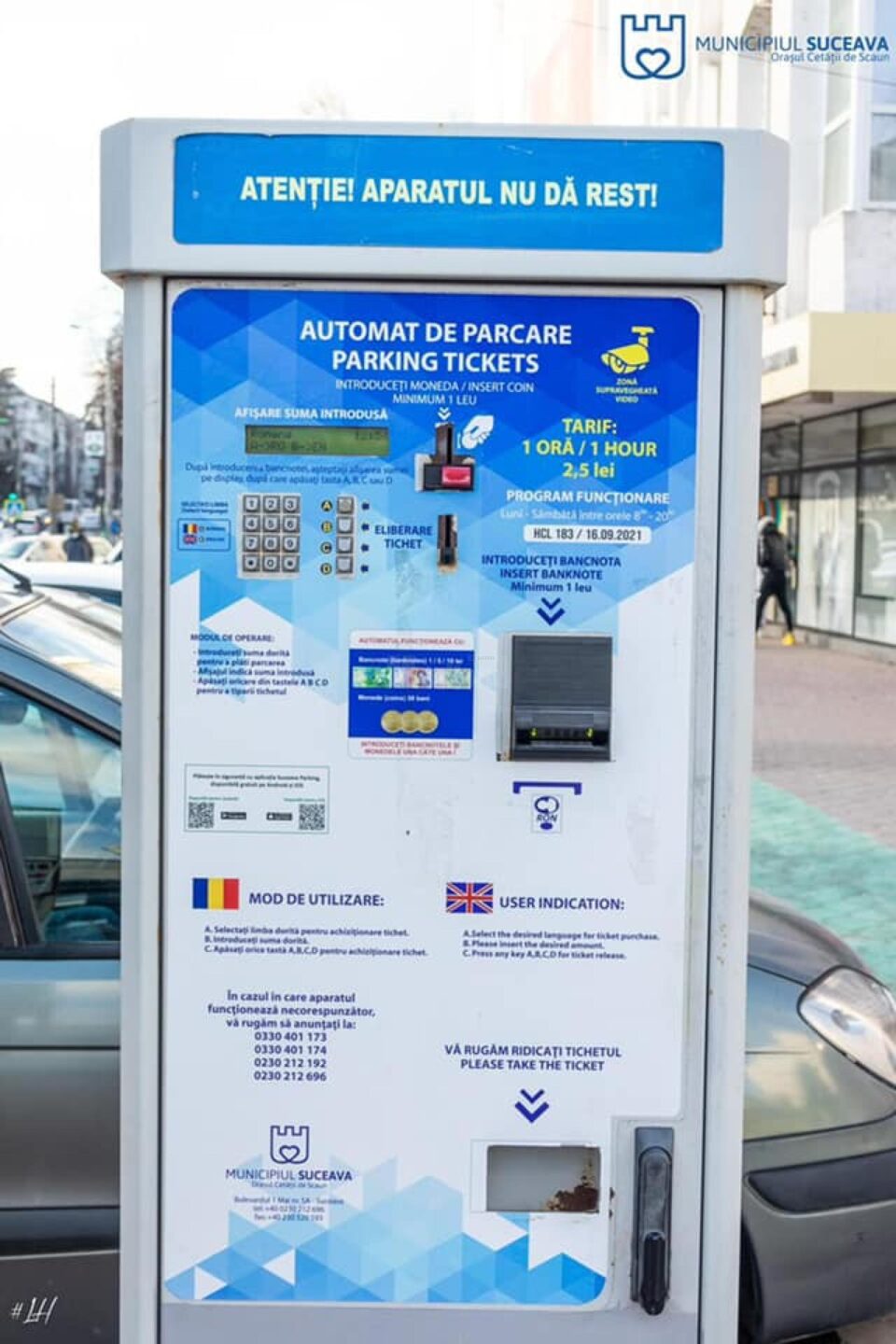 Parcările cu plată din municipiul Suceava au generat încasări de 2,2 milioane de lei în 2021 2