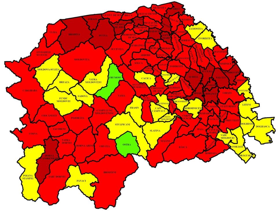 Coronavirus Ziua și recordul: 712 suceveni confirmați cu Covid în 24 de ore, din aproape 2.500 testați