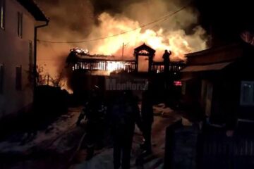 Pagubele au fost evaluate de familia afectată la 140.000 de lei
