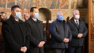 Participanții ședinței anuale a Adunării Eparhiale a Arhiepiscopiei Sucevei și Rădăuților din ianuarie 2022