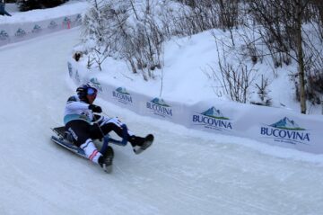 A treia etapă de Cupă Mondială la sanie, pe pista „Bucovina” din Vatra Dornei