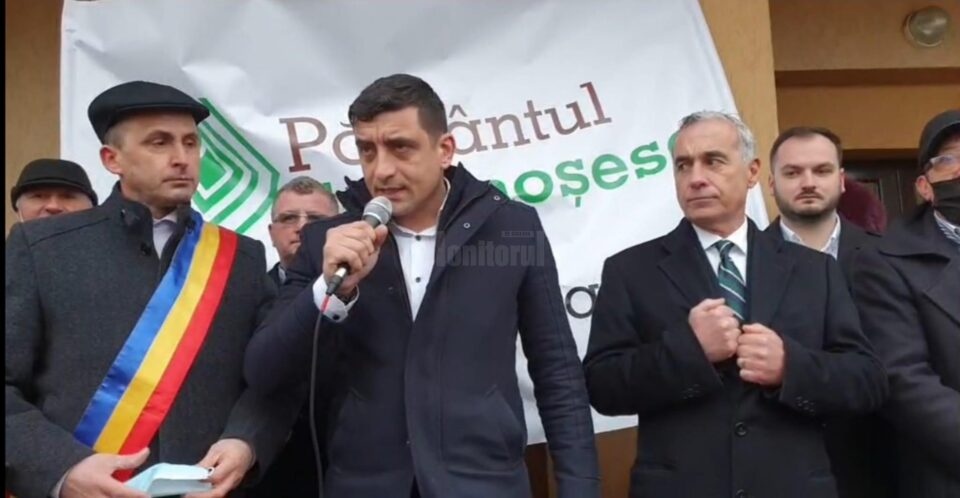Neculai Miron, George Simion și Călin Georgescu