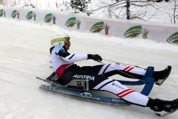 A treia etapă de Cupă Mondială la sanie, pe pista „Bucovina” din Vatra Dornei