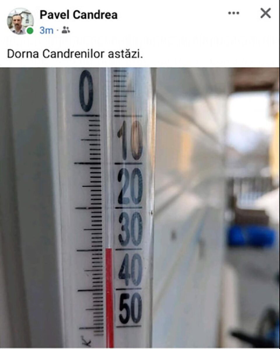 Ger ca în Siberia, în localitățile din județul Suceava