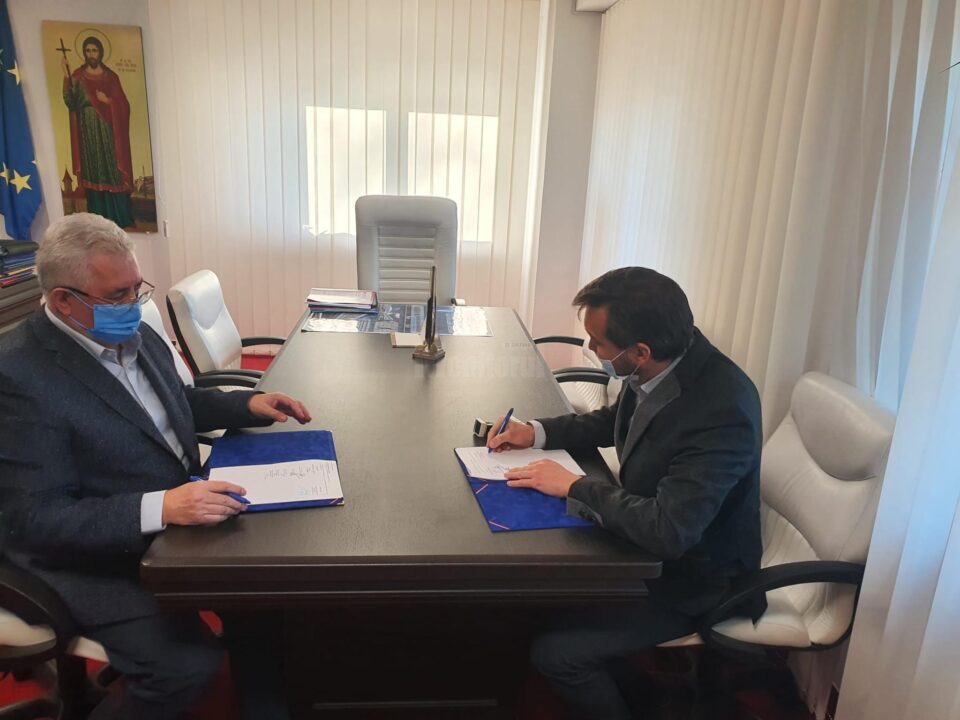 Semnarea contractului pentru realizarea documentației tehnico-economice pentru proiectul Zona agrement Parc Șipote